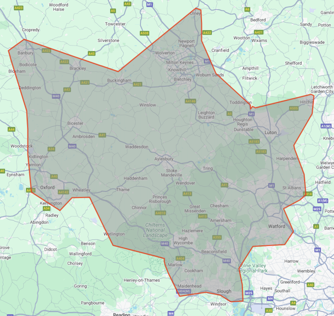 map of the red group ticket network